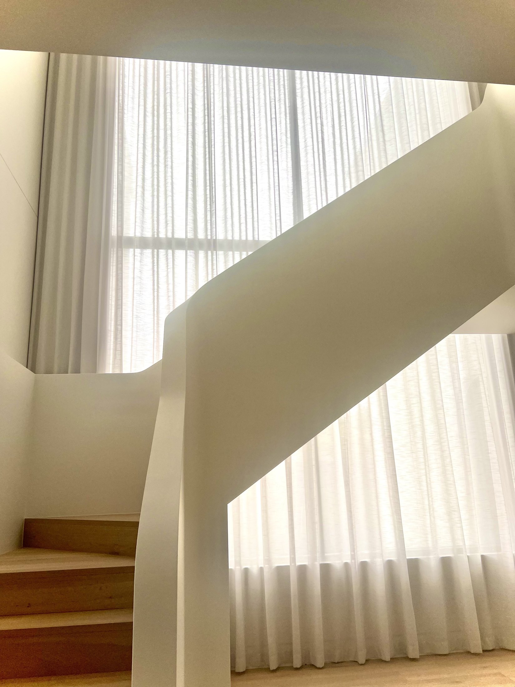 Baulkham Hills room with sheers and blockout roller blinds