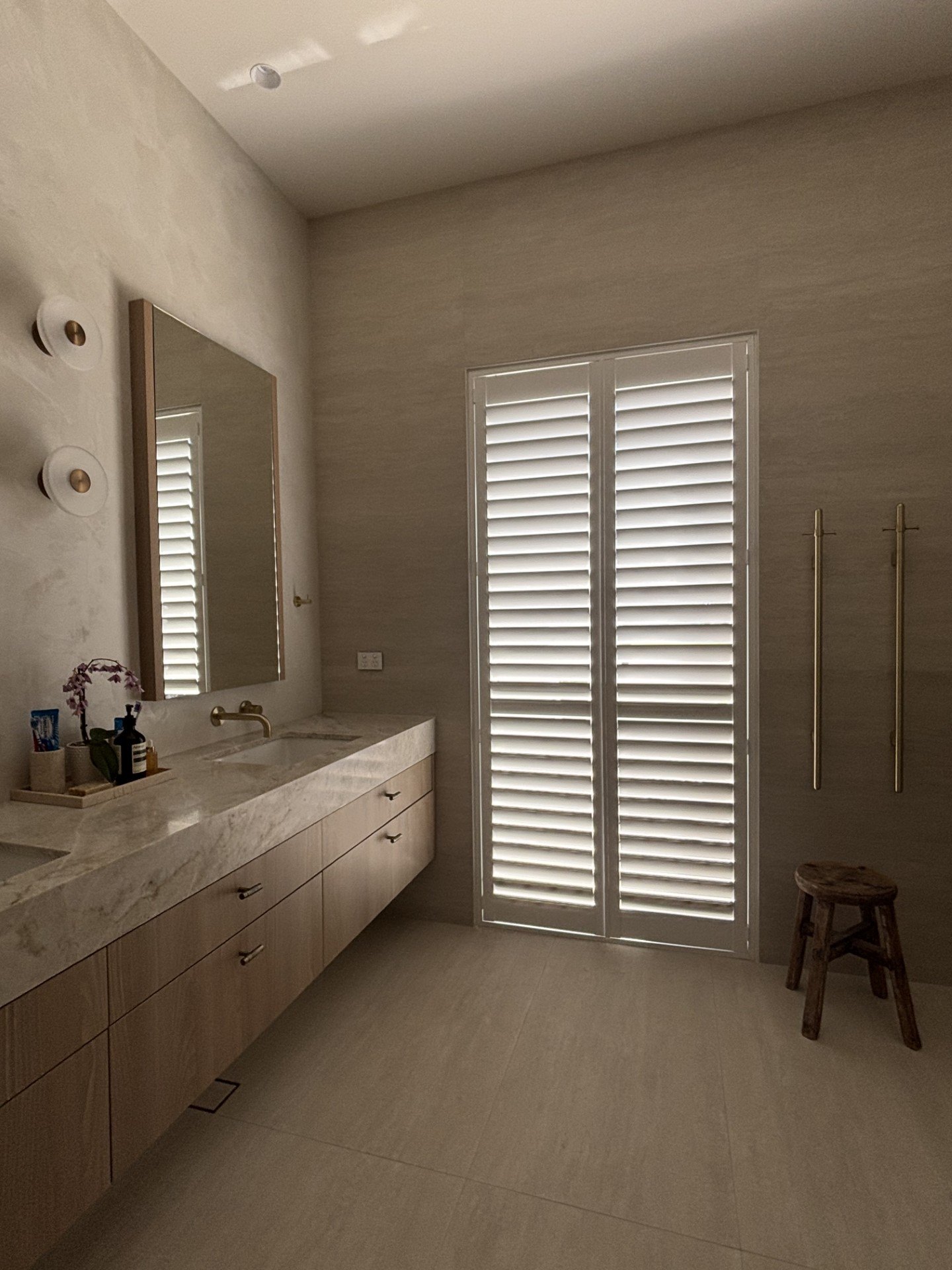 Plantation shutters in the Glenhaven home